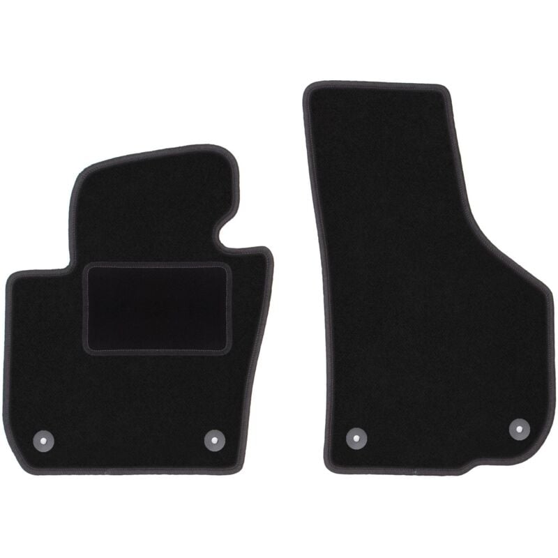 Tapis avant noirs pour : Skoda Superb II Long berline, break (2008-2015)