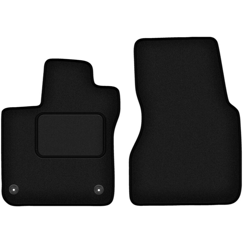 Tapis avant noirs pour Smart ForFour II à hayon (2014-)