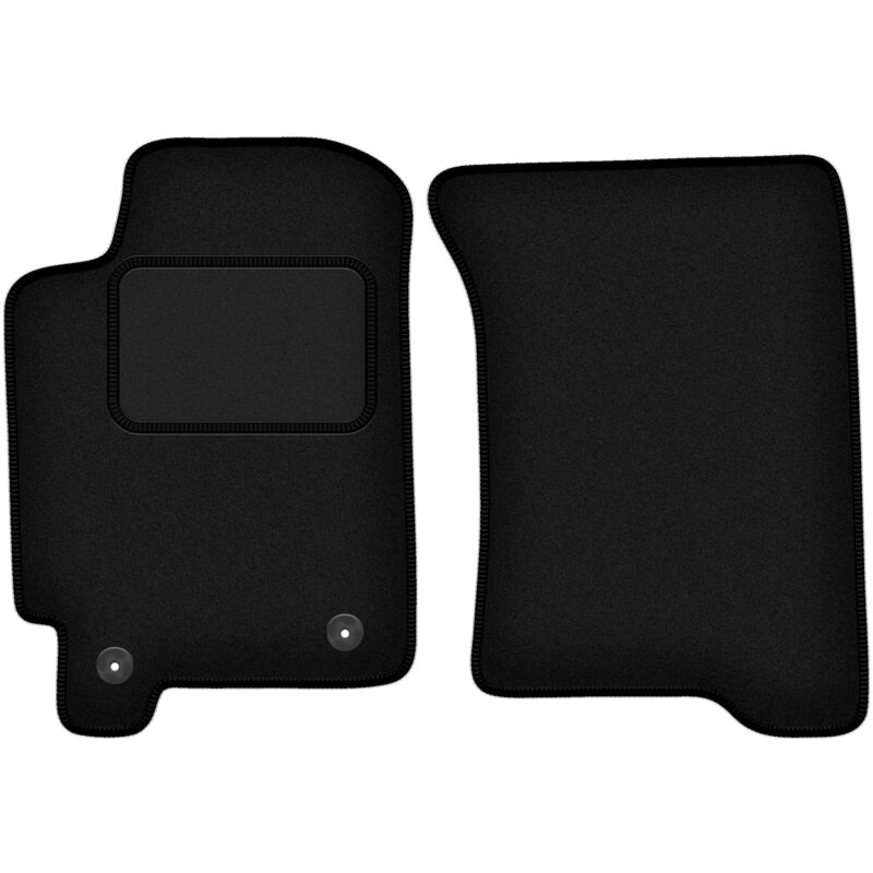 Tapis avant noirs pour Subaru Impreza GC avec bouches d'aération à hayon, berline, break (1992-2001)
