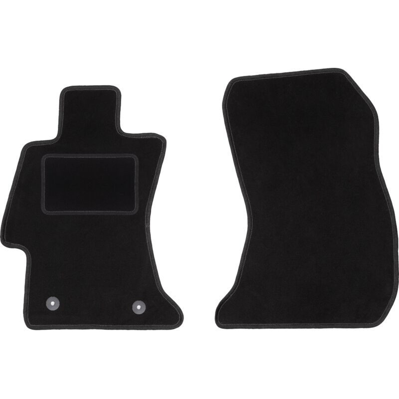 Tapis avant noirs pour Subaru Legacy VI berline (2014-2019)