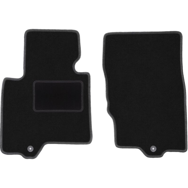 Tapis avant noirs pour SUV Infiniti QX70 (2008-2017)
