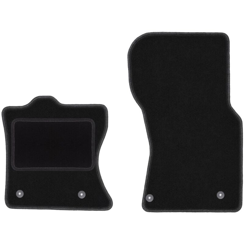Tapis avant noirs pour SUV Land Rover Velar (2017-)
