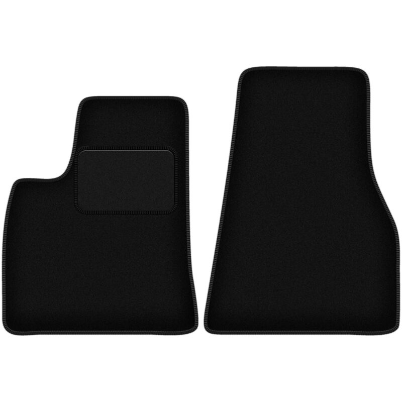 Tapis avant noirs pour : Tesla Model S II berline (2016-)