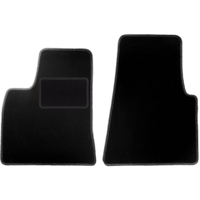 Tapis avant noirs pour : Tesla SI berline (2012-2016)