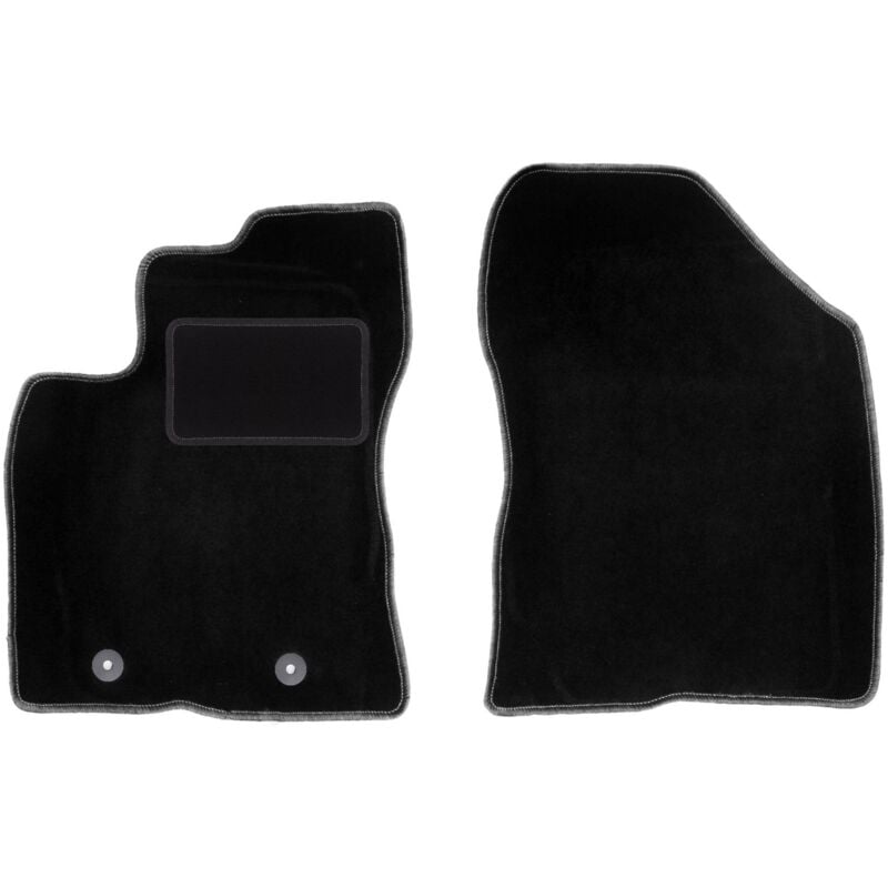 Tapis avant noirs pour : Toyota Avensis III T27 break, berline, liftback (2009-2013)