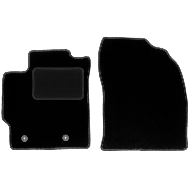 Tapis avant noirs pour Toyota Corolla E16 berline, hayon (2013-2019)