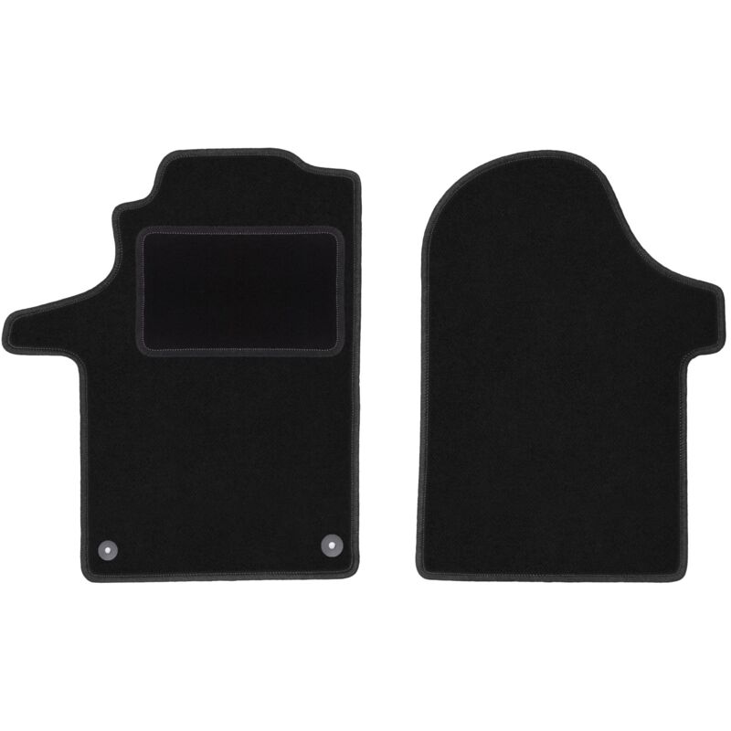 Tapis avant noirs pour Toyota Corolla Verso II 7 places (2004-2009)