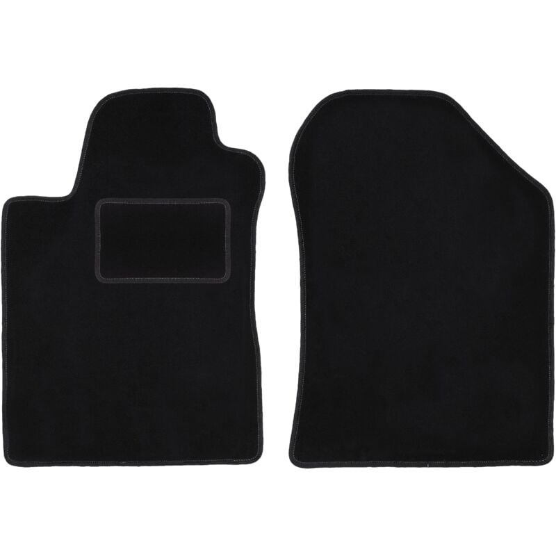 Tapis avant noirs pour : Toyota Corolla Verso II monospace (2004-2009)