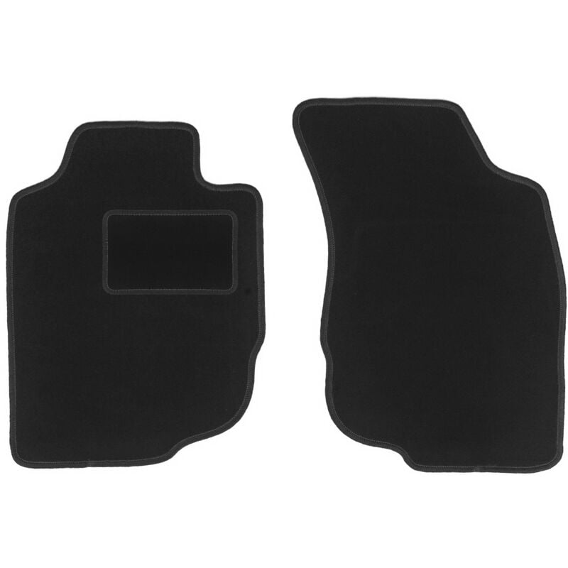 Tapis avant noirs pour Toyota Hilux VII N25 N2 pick-up (2006-2015)
