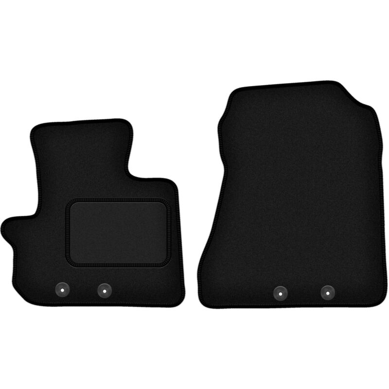 Tapis avant noirs pour Toyota IQ à hayon (2009-)