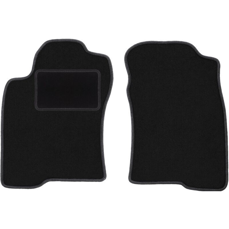 Tapis avant noirs pour Toyota Land Cruiser J120 5 portes (2002-2009)