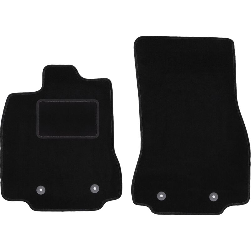 Tapis avant noirs pour Toyota Prius II à hayon (2003-2010)