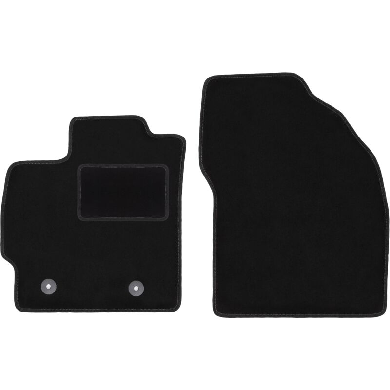 Tapis avant noirs pour Toyota Prius III à hayon (2009-2011)