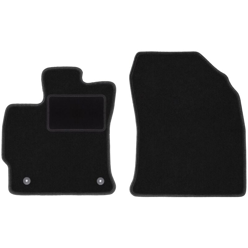 Tapis avant noirs pour Toyota Prius III Plus 7 places (2011-)