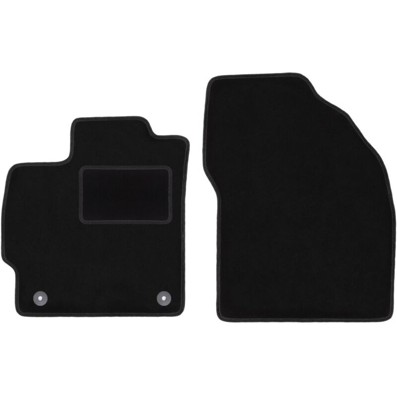Tapis avant noirs pour Toyota Prius III XW30 à hayon (2011-2015)