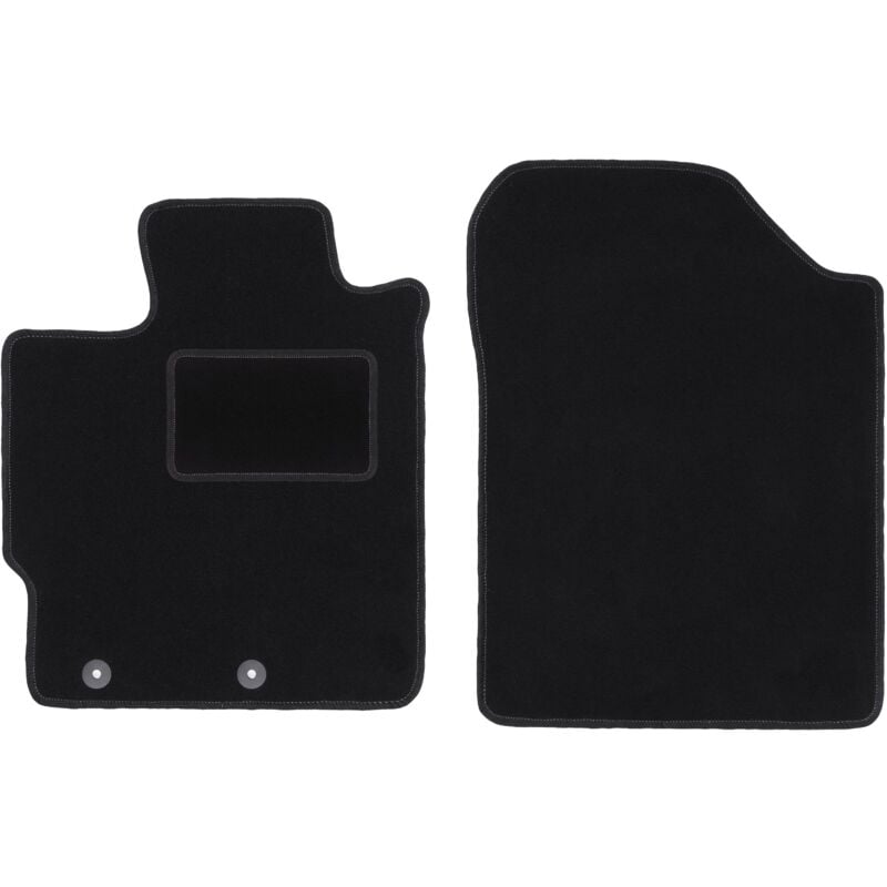 Tapis avant noirs pour Toyota Yaris III essence (2011-2019)