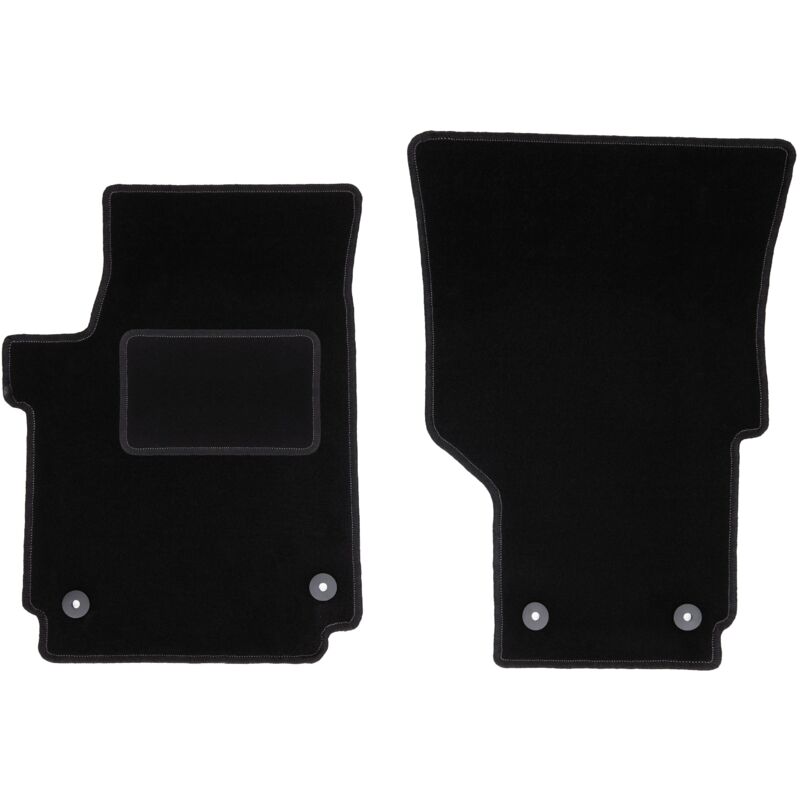 Tapis avant noirs pour Volkswagen Amarok pick-up (2010-)