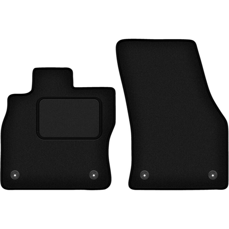 Tapis avant noirs pour Volkswagen Caddy IV combivan (2020-)