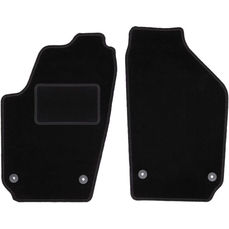 Tapis avant noirs pour Volkswagen Fox à hayon (2005-2011)