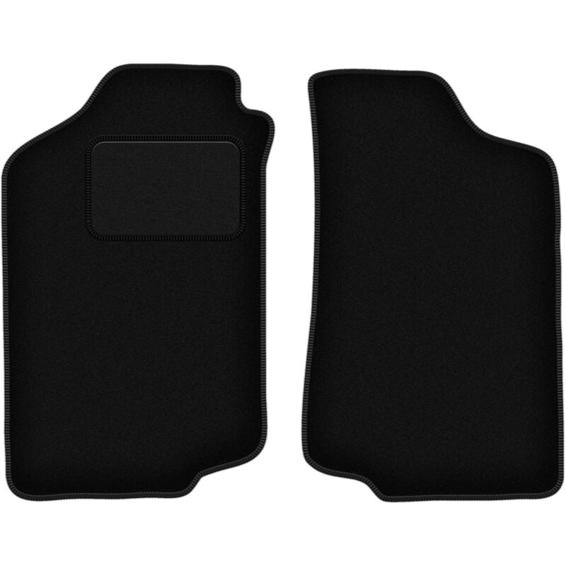 Tapis avant noirs pour Volkswagen Golf II à hayon (1983-1992)