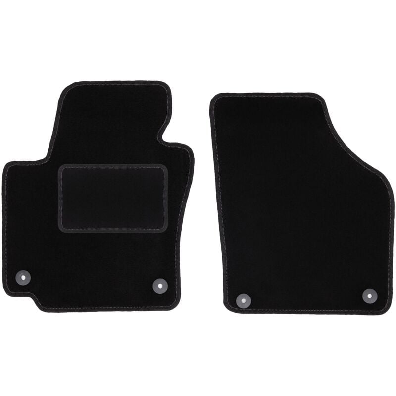 Tapis avant noirs pour Volkswagen Golf Plus (2005-2014)