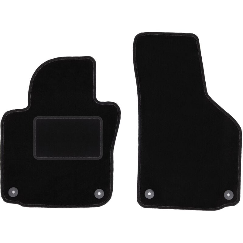 Tapis avant noirs pour Volkswagen Golf V à hayon, variante, break (2003-2009)
