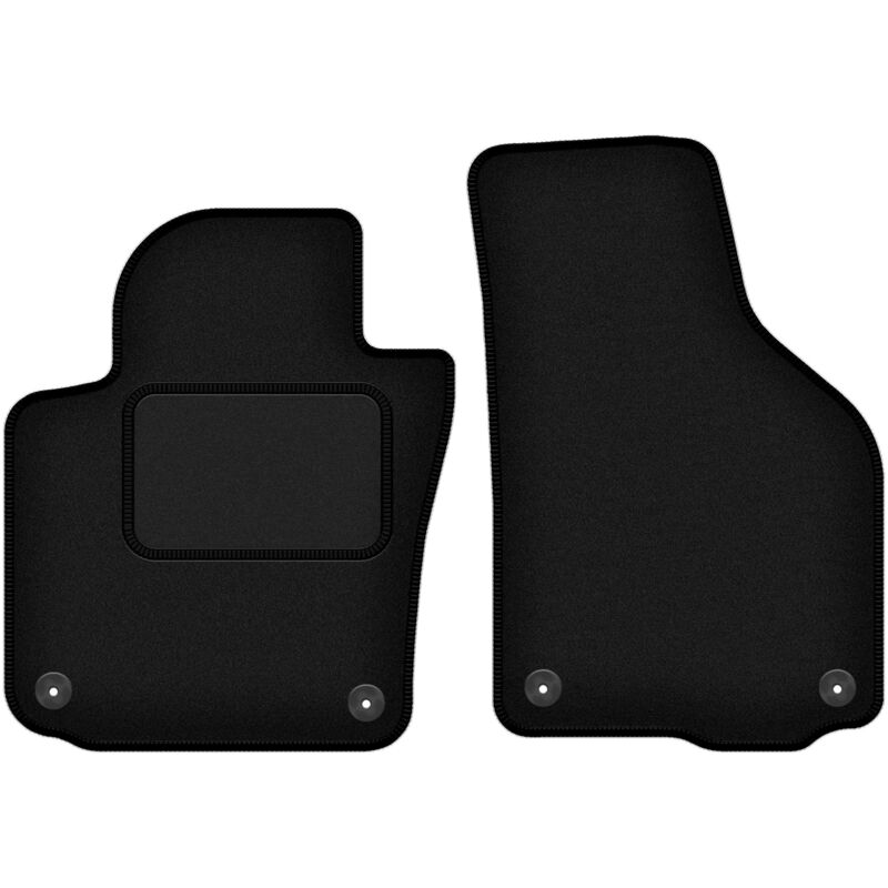 Tapis avant noirs pour Volkswagen Golf VI cabriolet (2011-2016)