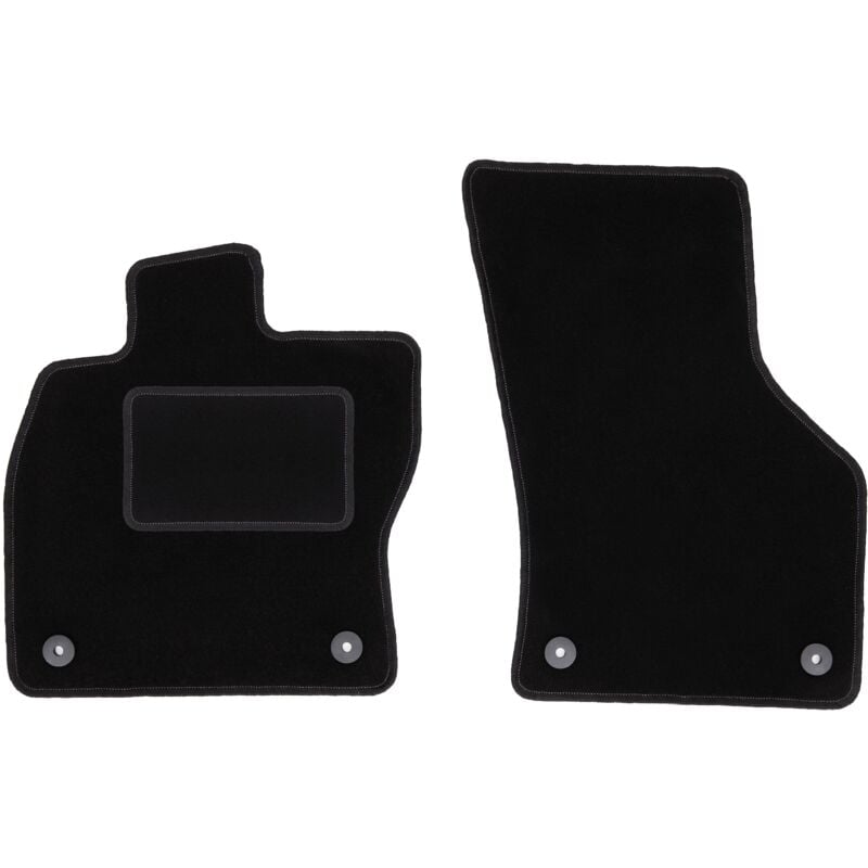 Tapis avant noirs pour Volkswagen Golf VII alltrack, berline, break, variante (2012-)