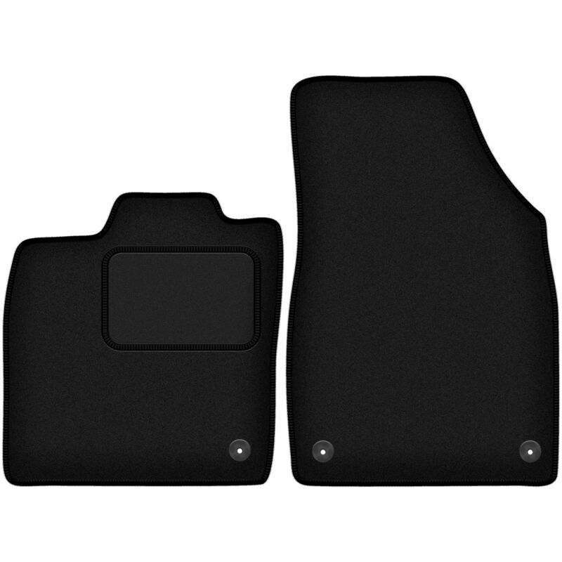 Tapis avant noirs pour : Volkswagen ID.4 crossover (2020-)