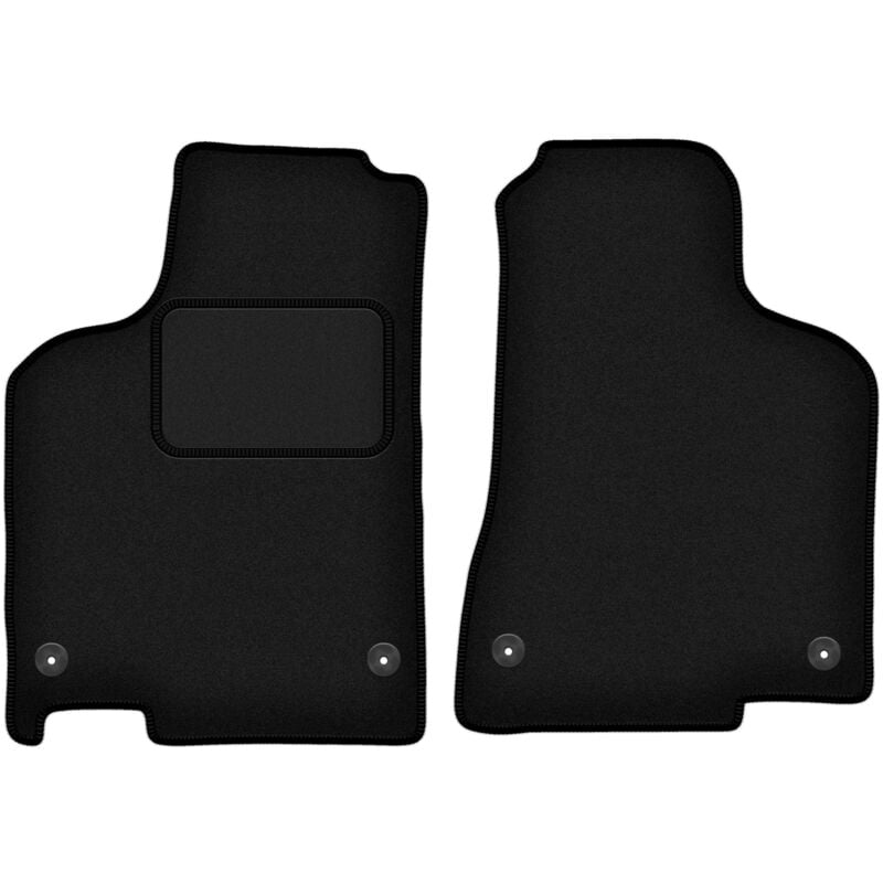 Tapis avant noirs pour Volkswagen Lupo 3L à hayon (1997-2005)
