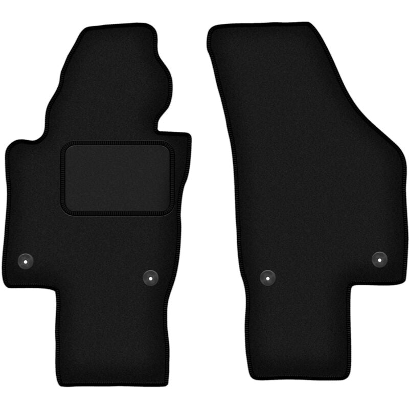 Tapis avant noirs pour Volkswagen Passat B6 / B7 USA berline, break (2005-2014)