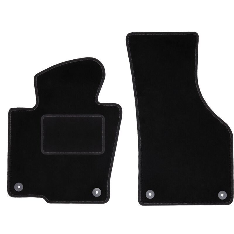 Tapis avant noirs pour : Volkswagen Passat B6 berline, break, variante (2005-2010)