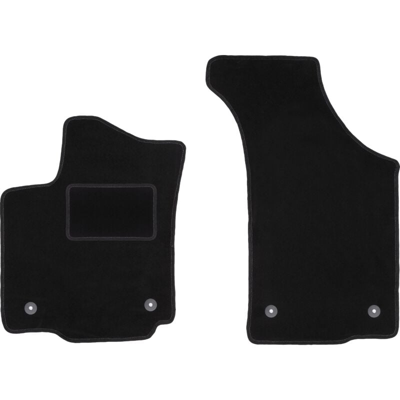 Tapis avant noirs pour : Volkswagen Phaeton berline (2002-2016)
