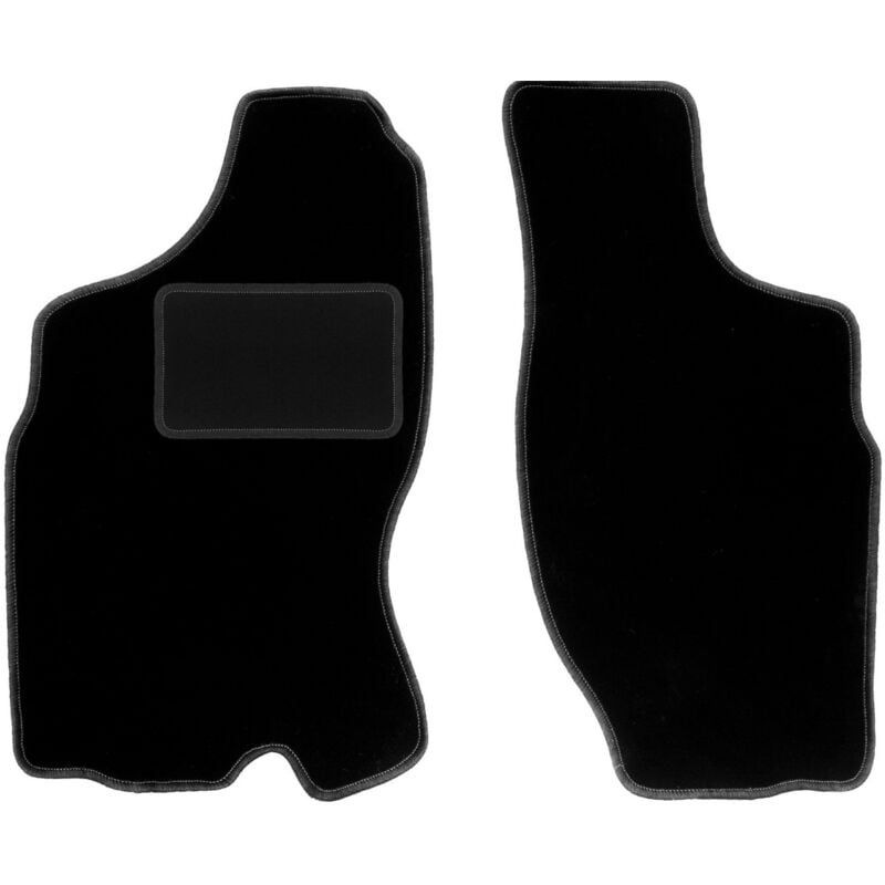 Tapis avant noirs pour : Volkswagen Phaeton berline longue (2002-2012)
