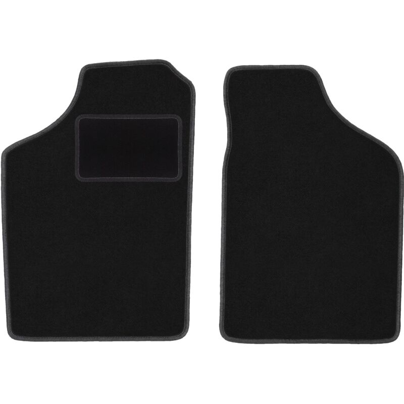 Tapis avant noirs pour : Volkswagen Polo II coupé, hayon, berline (1981-1992)