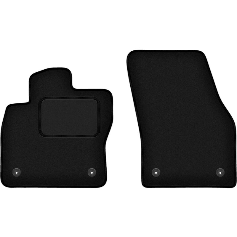 Tapis avant noirs pour Volkswagen Tiguan Allspace (2017-)