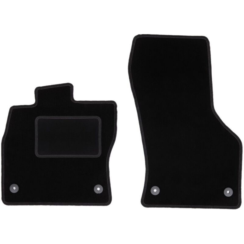 Tapis avant noirs pour Volkswagen Tiguan II crossover (2015-)