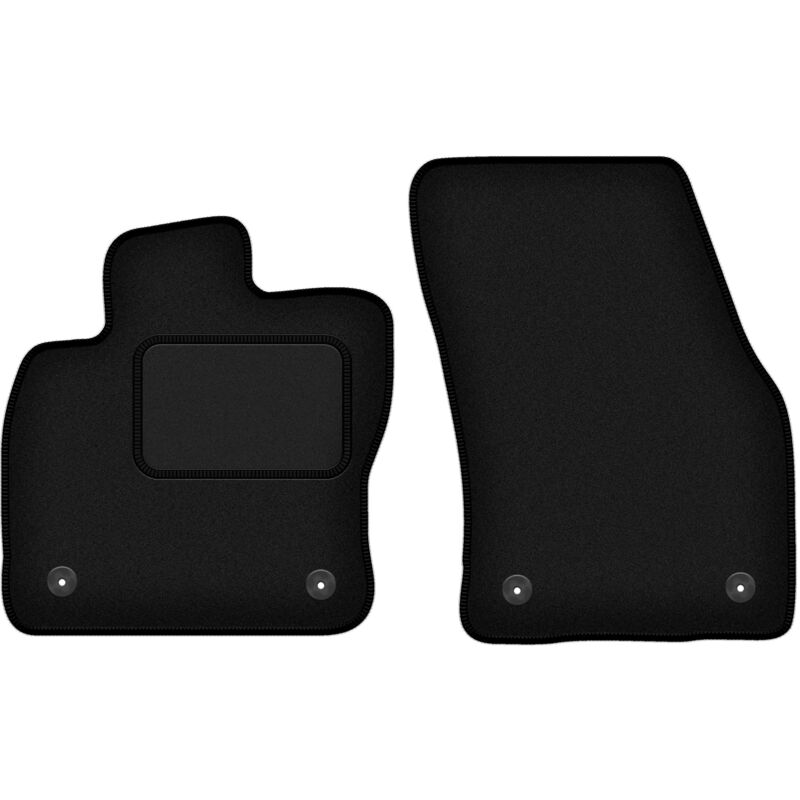 Tapis avant noirs pour : Volkswagen Touran II monospace (2016-)