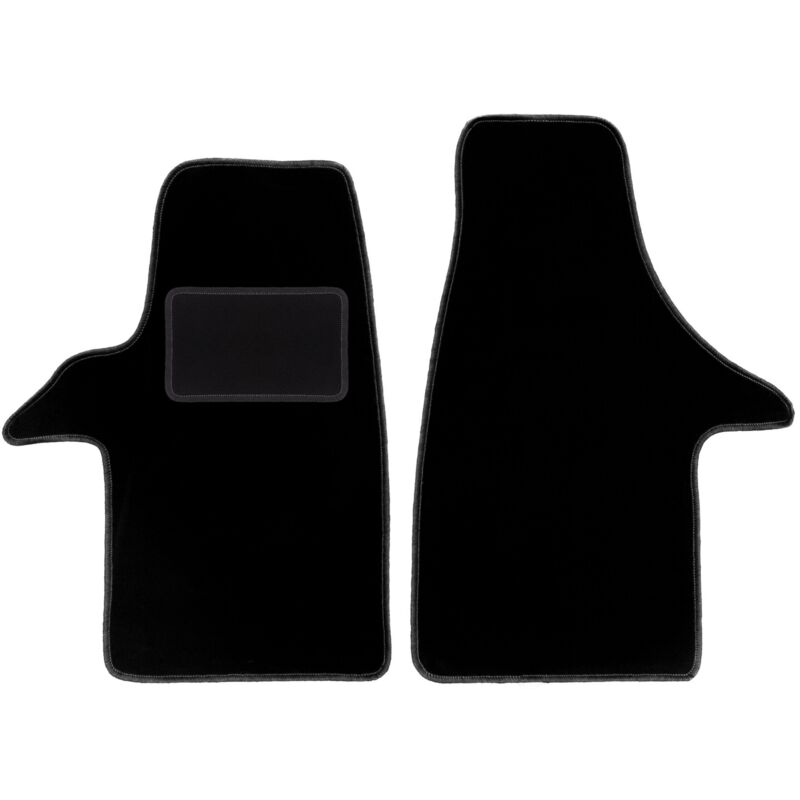 Tapis avant noirs pour Volkswagen Transporter T5 fourgon (2003-2015)