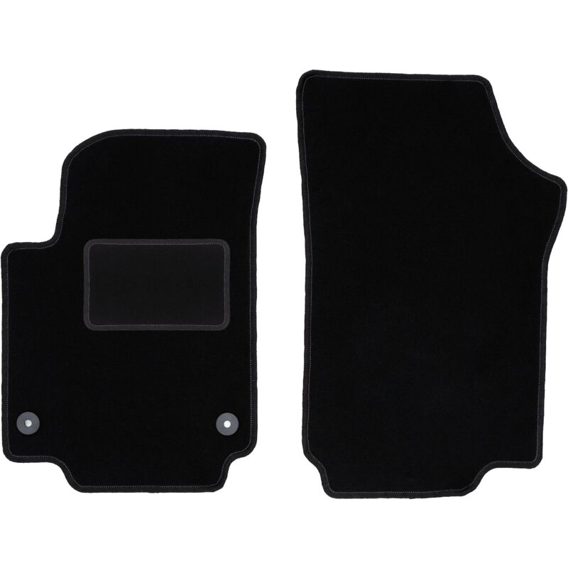 Tapis avant noirs pour : Volkswagen Up berline (2011-)