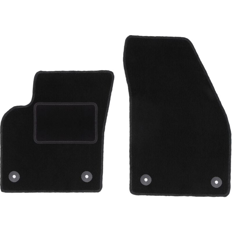 Tapis avant noirs pour Volvo C30 à hayon (2006-2012)