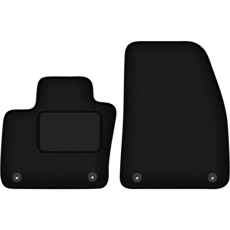 Tapis avant noirs pour Volvo C40 à hayon (2021-)