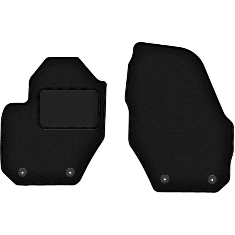 Tapis avant noirs pour Volvo S60 II Long (2010-2018)