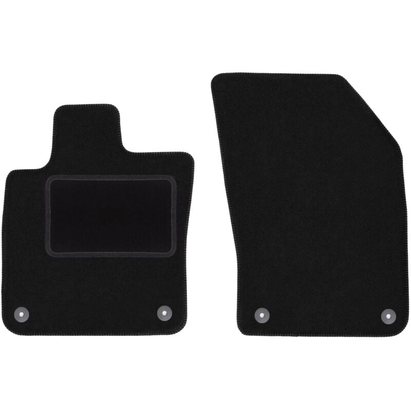 Tapis avant noirs pour Volvo V60 II break, berline (2018-)