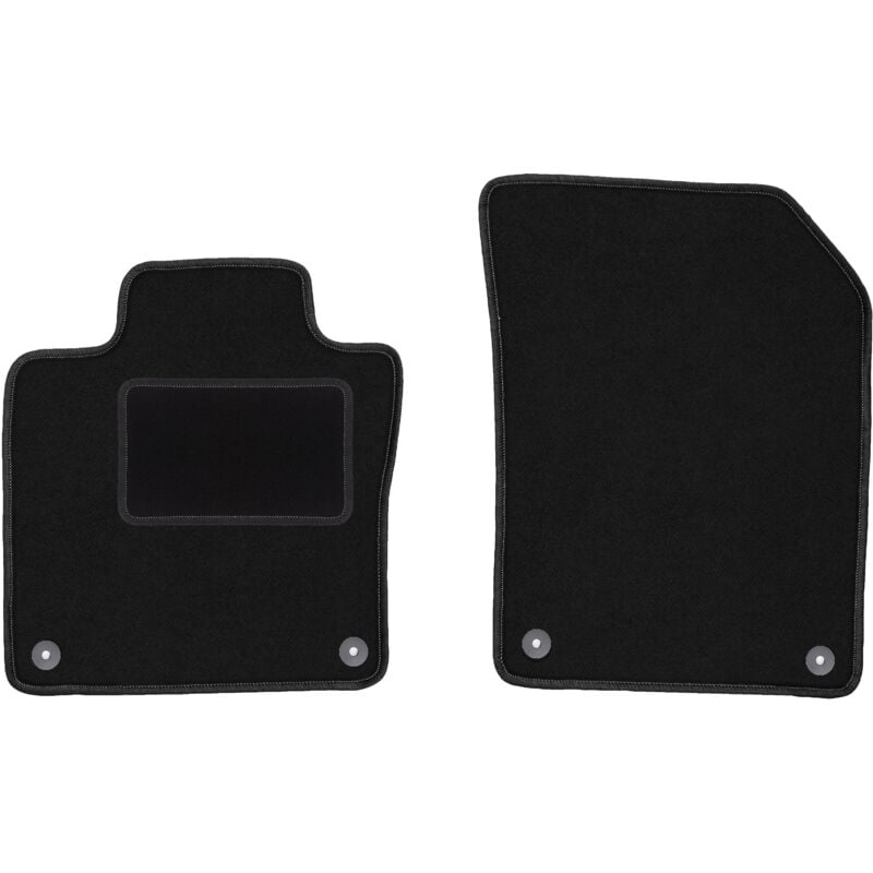 Tapis avant noirs pour : Volvo XC60 II SUV (2017-)