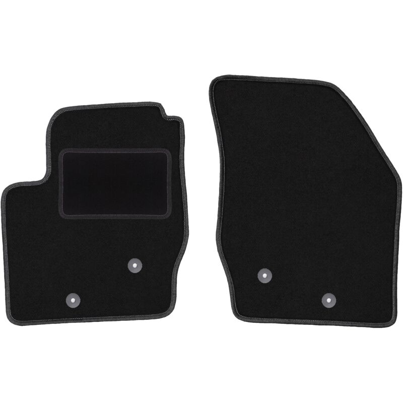 Tapis avant noirs pour : Volvo XC90 I SUV 7 places (2002-2014)