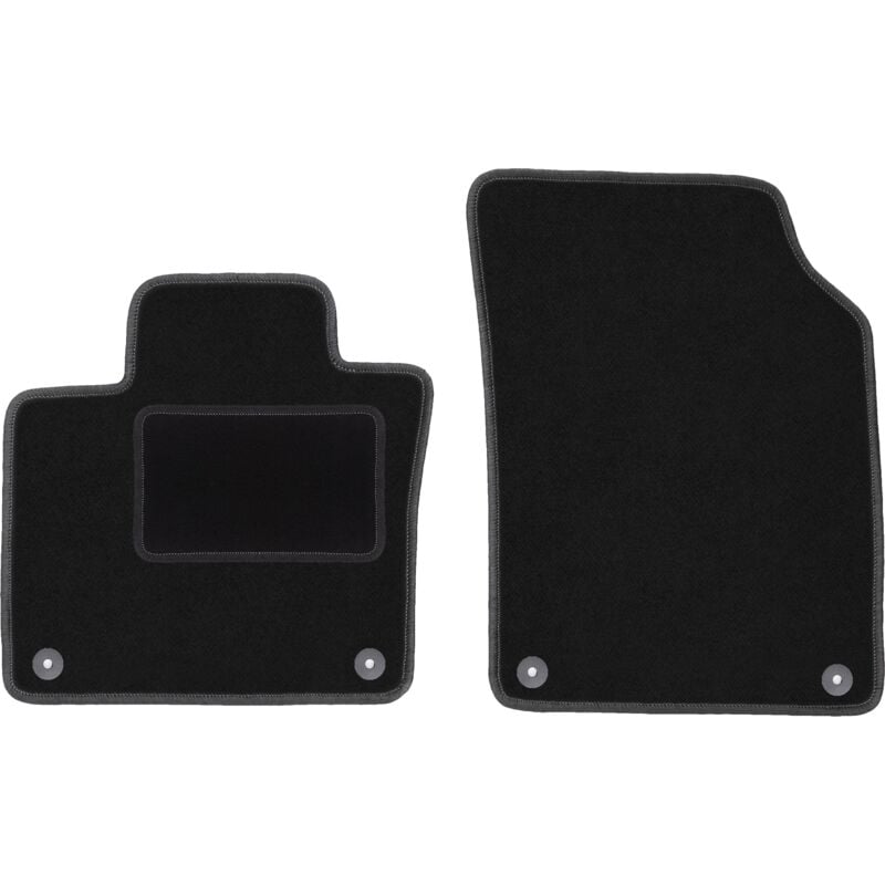 Tapis avant noirs pour : Volvo XC90 II SUV (2015-)