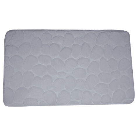 Tapis Bain Galet Microf 50x80 Gris - M S V