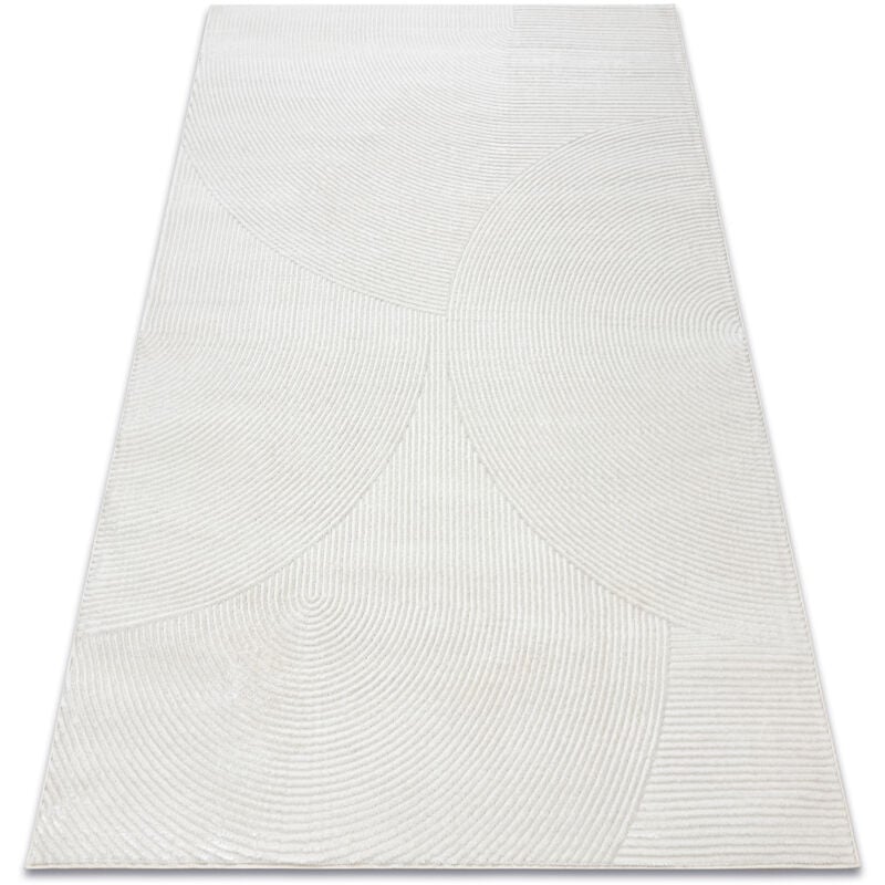 Rugsx - Tapis balance 0194 crème - Géométrique, structurel, glamour beige 80x150 cm