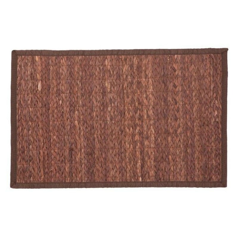 Tapis bambou tressé 50x80 cm choco